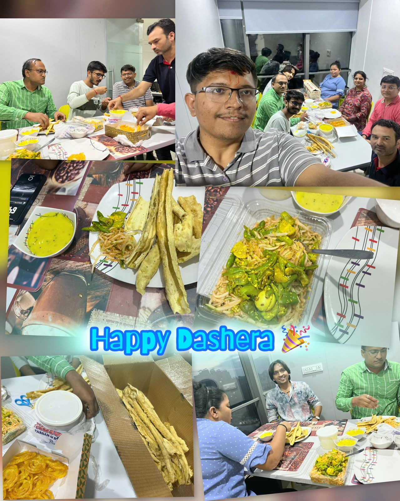 Celebrating Dashera 2025 at Praeclarum Tech: A Sweet and Savory Feast!