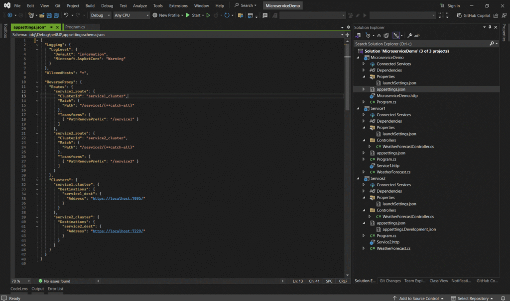 project setup
